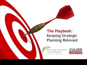 Strategic planning playbook