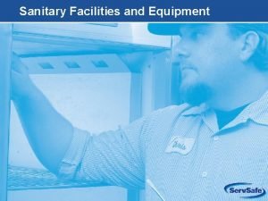 Sanitary Facilities and Equipment 11 1 Apply Your