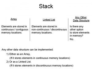 Array is contiguous or continuous