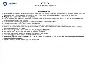 TITLE Authors Name and Affiliation Instructions 1 Poster