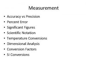 Percent error sig figs