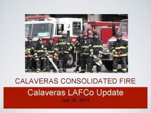 Calaveras consolidated fire