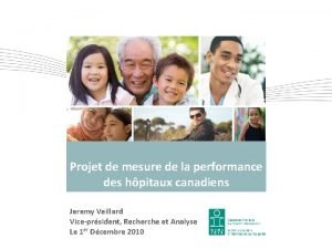 Projet de mesure de la performance des hpitaux