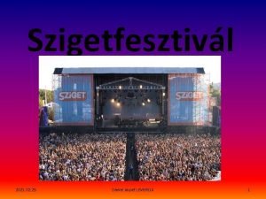 Sziget fesztivál wiki