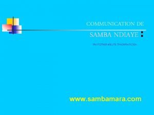 Samba ndiaye tradipraticien contact