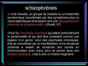 Syndrome dissociatif