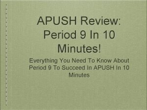 Apush period 9 review Apush period 9 review