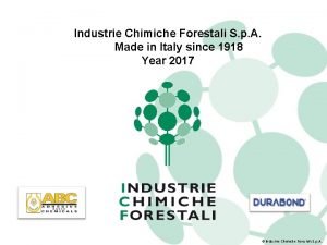 Industrie chimiche forestali