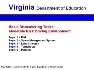 Virginia Department of Education Module Four Power Point