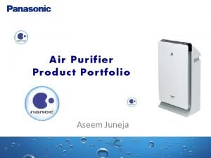 Air Purifier Product Portfolio Aseem Juneja What is