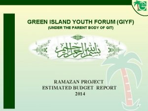 Green island youth forum