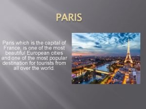 Capital of france Capital of france