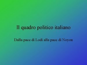 Pace di lodi