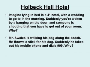 Holbeck hall hotel