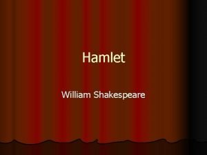 Hamlet 1600