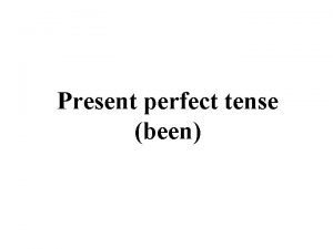 Present tense of busy