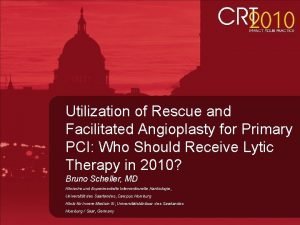 Utilization of Rescue and Facilitated Angioplasty for Primary