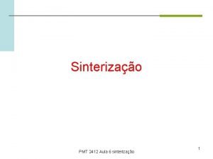 Sinterização