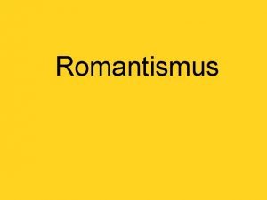 Romantismus klasicismus rozum d symetrie inspirace v antice