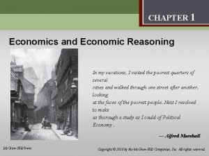 Introduction Thinking Like an Economist 1 CHAPTER 1
