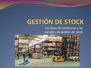 Tipos de stock