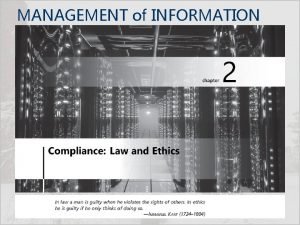 MANAGEMENT of INFORMATION SECURITY Fifth Edition Policy and