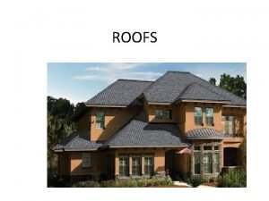 Span of couple roof