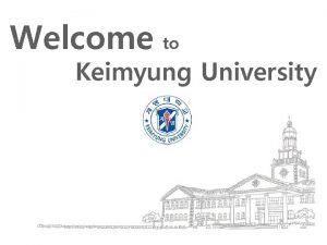Keimyung university dormitory