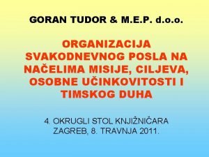Goran tudor Goran tudor