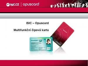 Isic opuscard