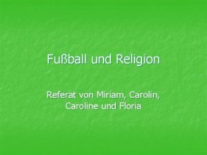 Fußball als religion referat Fußball als religion referat