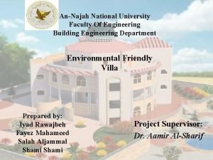AnNajah National University Faculty Of Engineering Building Engineering
