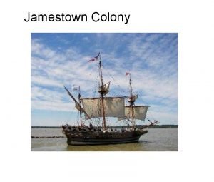 Jamestown colony