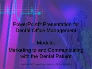 Dental implant marketing ppt