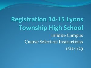 Lyons township grading scale