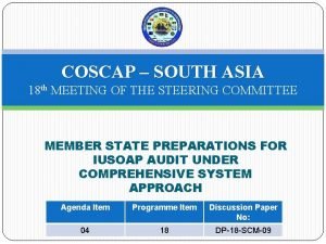 Coscap south asia