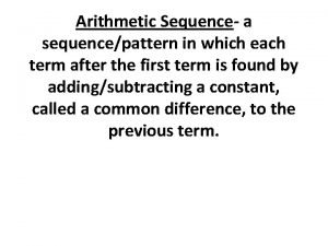 Evaluating arithmetic series