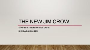 The new jim crow chapter 1