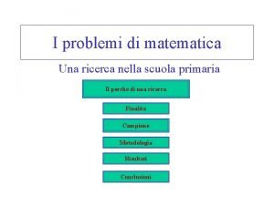 Problemi aperti matematica