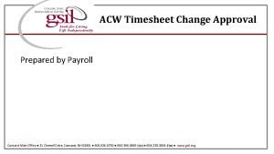 Gsil missed punch form