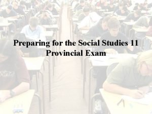 Provincial exam essay sample