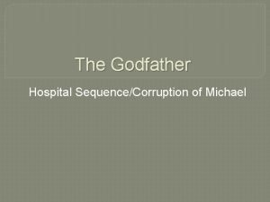 The godfather hospital scene