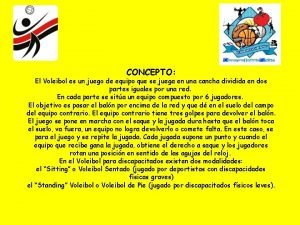 De volleyball De volleyball