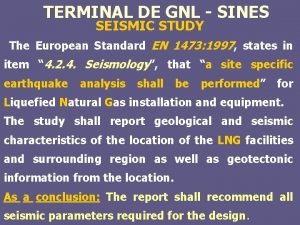 Terminal gnl sines