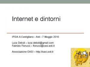 Internet e dintorni IPSIA A Castigliano Asti 7