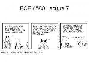 ECE 6580 Lecture 7 FIR in C Fir