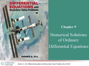 Differential equations zill solutions