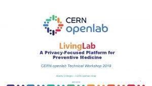 Living Lab A PrivacyFocused Platform for Preventive Medicine
