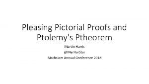 Ptolemy theorem