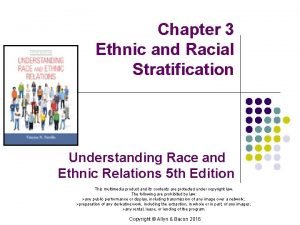 Chapter 3 Ethnic and Racial Stratification Understanding Race